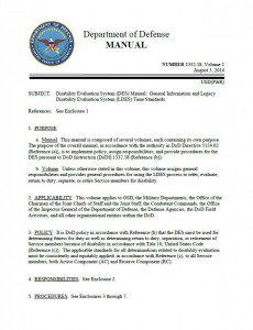 Downloadable PDF of the Disability Evaluation System (DES) Manual: General Information and Legacy Disability Evaluation System (LDES) Time Standards, Volume 1 Downloadable PDF of the Disability Evaluation System (DES) Manual: General Information and Legacy Disability Evaluation System (LDES) Time Standards, Volume 1